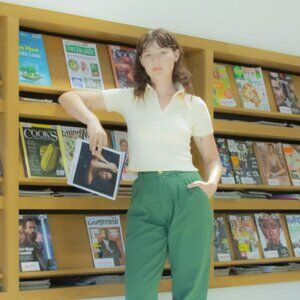 Brand New MSS short-sleeve Fisherman Polo in Butter Yellow